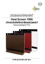 Preview for 16 page of Suntec Wellness KLIMATRONIC Heat Screen 1800 Instruction Manual