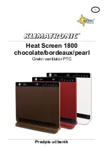 Preview for 55 page of Suntec Wellness KLIMATRONIC Heat Screen 1800 Instruction Manual