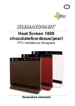 Preview for 70 page of Suntec Wellness KLIMATRONIC Heat Screen 1800 Instruction Manual