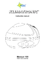 Suntec Wellness Klimatronic Monsun 100 Instruction Manual preview