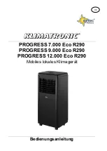 Preview for 1 page of Suntec Wellness KLIMATRONIC PROGRESS 7.000 Eco R290 Operation Manual