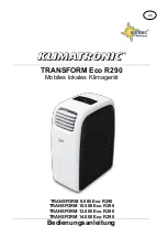 Suntec Wellness Klimatronic Transform 10.500 Eco R290 Manual preview