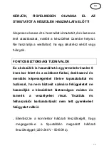 Preview for 76 page of Suntec Wellness Klimatronics CoolBreeze Sensation Desk+ Manual