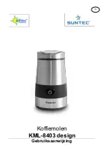 Предварительный просмотр 22 страницы Suntec Wellness KML-8403 design Instruction Manual