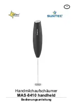 Предварительный просмотр 1 страницы Suntec Wellness MAS-8410 handheld Manual