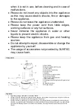 Предварительный просмотр 9 страницы Suntec Wellness MIX-8137 comfort pro Instruction Manual