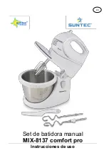 Предварительный просмотр 23 страницы Suntec Wellness MIX-8137 comfort pro Instruction Manual