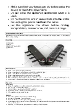 Предварительный просмотр 10 страницы Suntec Wellness RAC-8069 Flex8 Instruction Manual