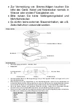 Предварительный просмотр 4 страницы Suntec Wellness YOG-8588 digital Instruction Manual