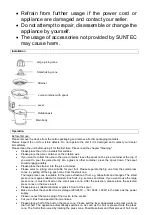 Preview for 8 page of Suntec Wellness ZIP-8441 pro Instruction Manual