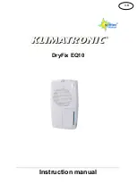 Preview for 6 page of SUNTEC Klimatronic DryFix EQ10 Instruction Manual