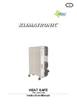 Предварительный просмотр 7 страницы SUNTEC KLIMATRONIC HEAT SAFE 1500 Instruction Manual