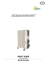 Предварительный просмотр 19 страницы SUNTEC KLIMATRONIC HEAT SAFE 1500 Instruction Manual