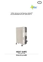 Предварительный просмотр 64 страницы SUNTEC KLIMATRONIC HEAT SAFE 1500 Instruction Manual