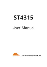 SunTech ST4315 User Manual preview