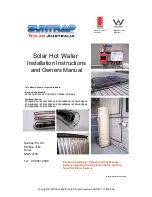 Suntrap ST-160-16 Installation Instructions And Owner'S Manual preview