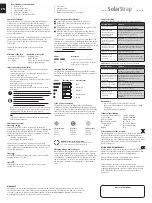 Preview for 5 page of Suntrica Solarstrap SS-W204 User Manual