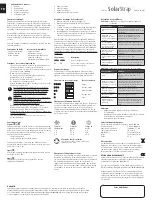 Preview for 7 page of Suntrica Solarstrap SS-W204 User Manual