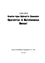 SUNWARD SWE155F Operation & Maintenance Manual preview