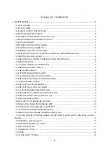 Preview for 3 page of SUNWARD SWE50B Operation & Maintenance Manual