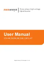 Sunways STH-10K-HT User Manual предпросмотр