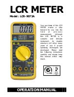 Preview for 1 page of SUNWE LCR-9073A Operation Manual