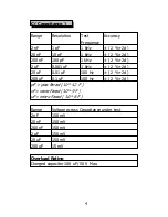 Предварительный просмотр 6 страницы SUNWE LCR-9073A Operation Manual