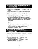 Предварительный просмотр 11 страницы SUNWE LCR-9073A Operation Manual