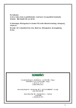 Preview for 14 page of SUNWIND 421280 Instruction Manual