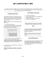 Preview for 21 page of Supco WA412YRE User Manual