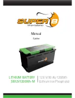 Super B Epsilon SB12V1200Wh-M Manual preview