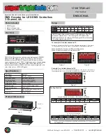 Preview for 1 page of Super Bright LEDS DMX-3CH-4A User Manual