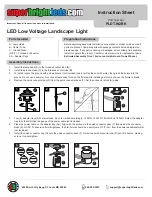 Preview for 1 page of Super Bright LEDS PLDT-W2BK Instruction Sheet