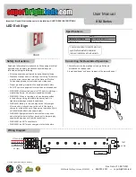 Super Bright LEDS XS2 Series User Manual preview