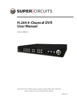 Super Circuits DMR27U User Manual preview
