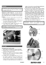 Предварительный просмотр 47 страницы Super Ego 186000000 Instruction Manual