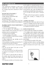 Preview for 4 page of Super Ego SEH025100 Instructions For Use Manual