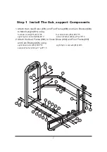 Preview for 9 page of Super Gym SG8021MT Assembly Instructions Manual