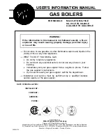 Super Hot AAA-3000-E User'S Information Manual preview