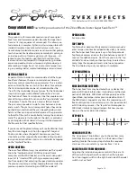 Preview for 1 page of Super Seek Trem Z.Vex Effects Instructions