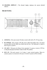 Preview for 10 page of Super Star SS-158EDX Owner'S Manual