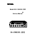 Super Star SS-158EDX Service Manual preview