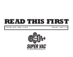 Preview for 1 page of Super Vac 724BCG-H User Manual