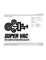 Preview for 10 page of Super Vac 724EXP User Manual