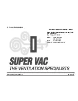 Preview for 11 page of Super Vac 724WT User Manual