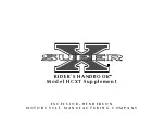 Предварительный просмотр 1 страницы Super X HCXT Riders Handbook