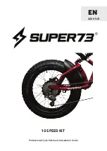 Предварительный просмотр 1 страницы SUPER73 10 SPEED KIT Installation Manual