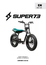 SUPER73 SUPER73-Z1 Owner'S Handbook Manual предпросмотр