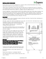 Preview for 6 page of Supera MIM-1000FA Instruction Manual