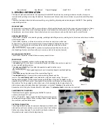 Preview for 5 page of Superabrasive LAVINA 20-X User Manual